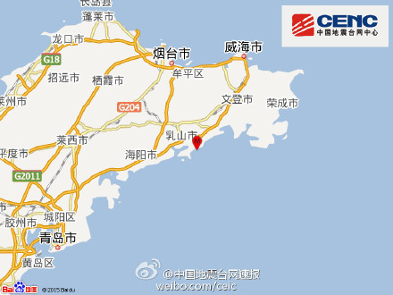 中新网7月1日电 据中国地震台网正式测定：7月1日19时31分在山东省威海市乳山市(北纬36.8度，东经121.7度)发生3.0级地震，震源深度6千米。